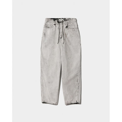 beautiful people left hand twill carved denim pants