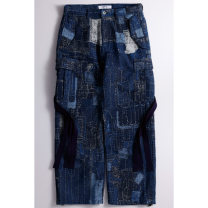 FDMTL FA26PN51JR  BORO JACQUARD CARGO PANTS RINSE
