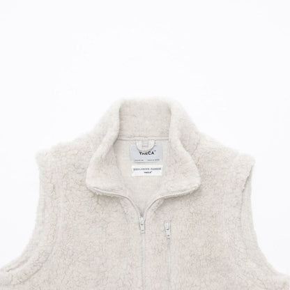 YAECA Natural Wool Fleece Vest