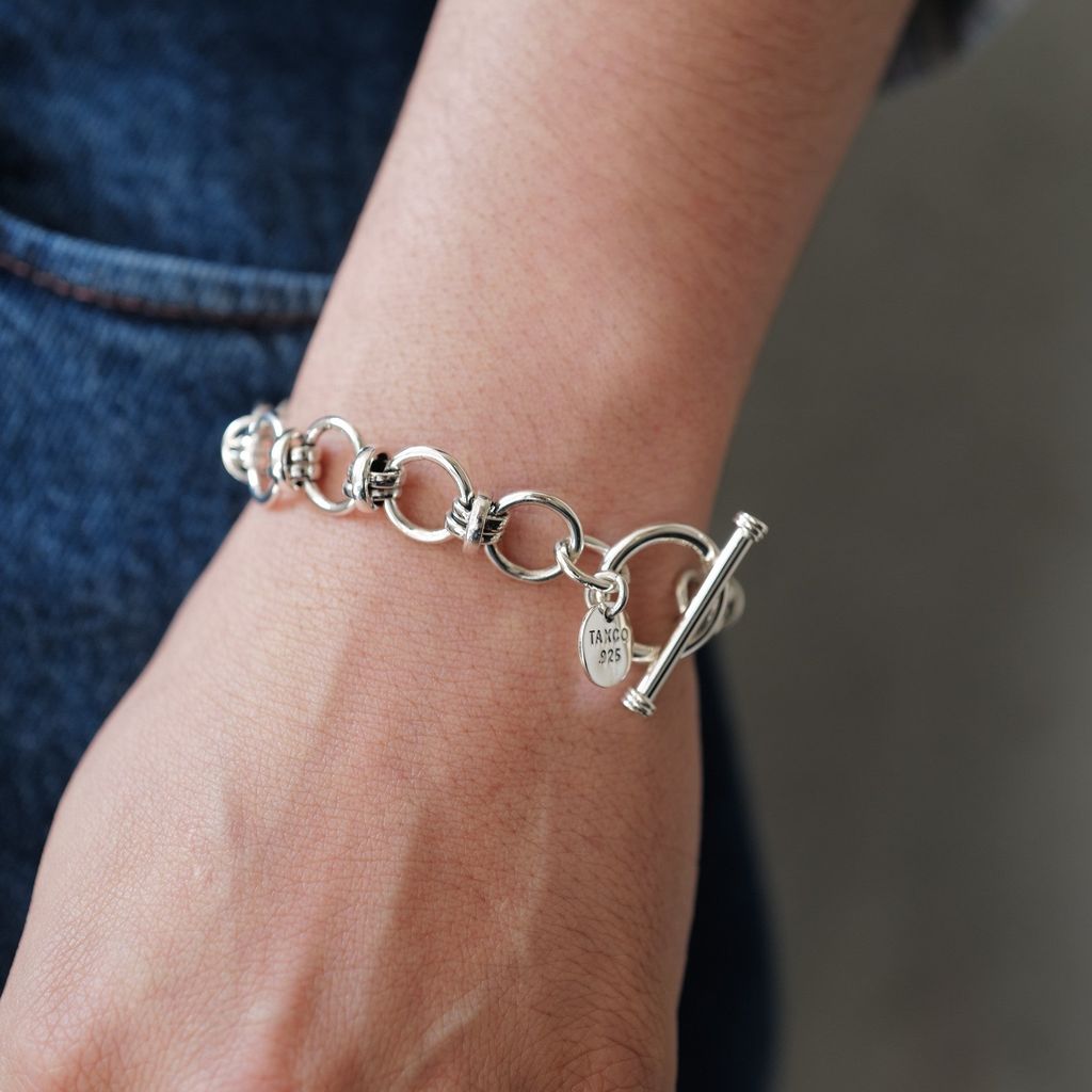 XOLO JEWELRY  Horn Link Bracelet 12mm-17cm