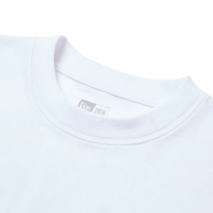 NEW ERA 長袖 コットン Tシャツ ロサンゼルス・ドジャース ホワイト レギュラーフィット