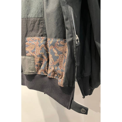 COMME des GARCONS HOMME 多素材パッチワーク ミリタリージャケット