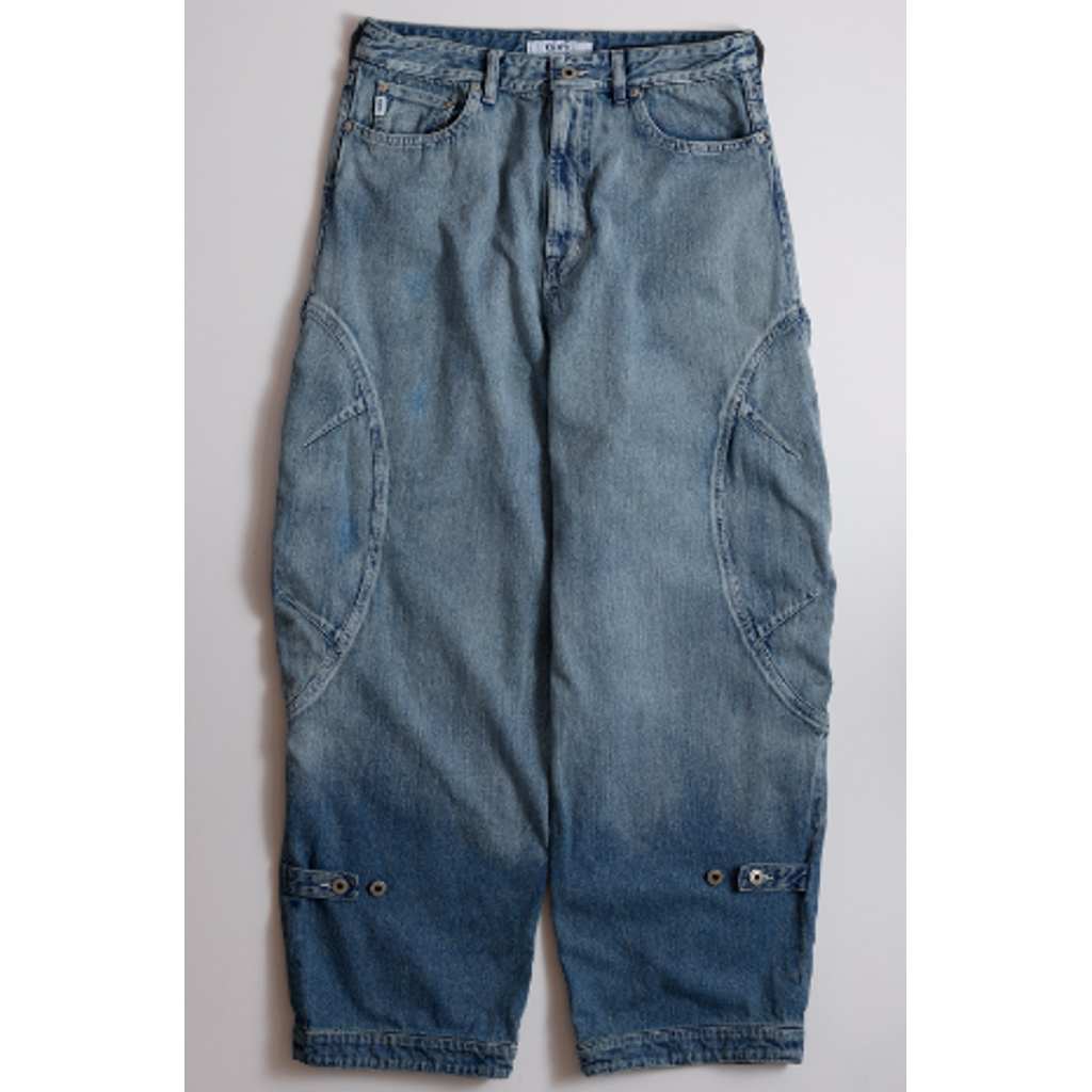 FDMTL FA26PN19U DENIM T-FORM PANTS 3YR WASH