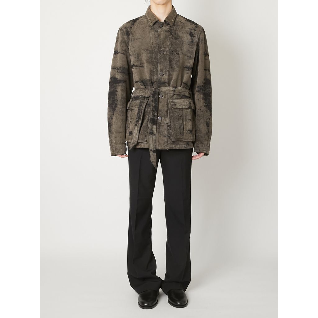 TAAKK MOLE JACQUARD DENIM BLOUSON