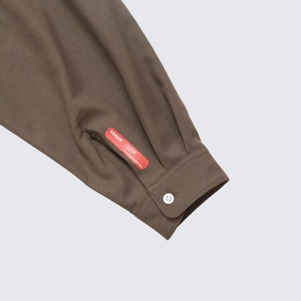 MAGIC STICK THE CORE HALF ZIP SHIRT (COCOA BROWN) 26FW-MS8-003