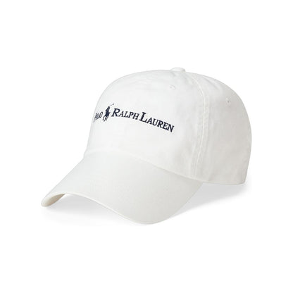 POLO RALPH LAUREN  コットン ツイル ボール キャップ(WHITE)
