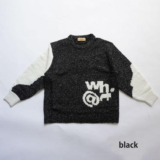 THOMAS MAGPIE  knit “WH@T”