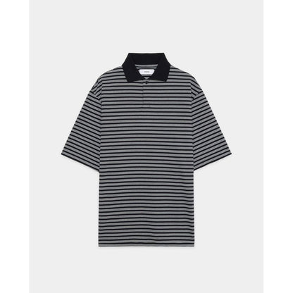 marka 40//1 Organic Cotton High Twisted Pique One Button Tee S/S