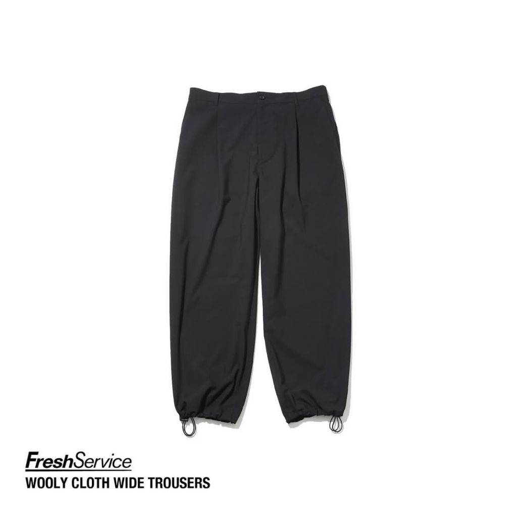 FreshSevice "WOOLY CLOTH WIDE TROUSERS"
