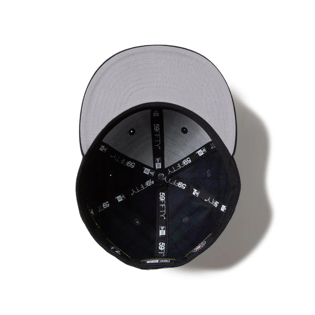 NEW ERA  59FIFTY Powered by GORO NAKATSUGAWA（min-nano）ニューヨーク・ヤンキース ブラックウォッチ ネイビーバイザー