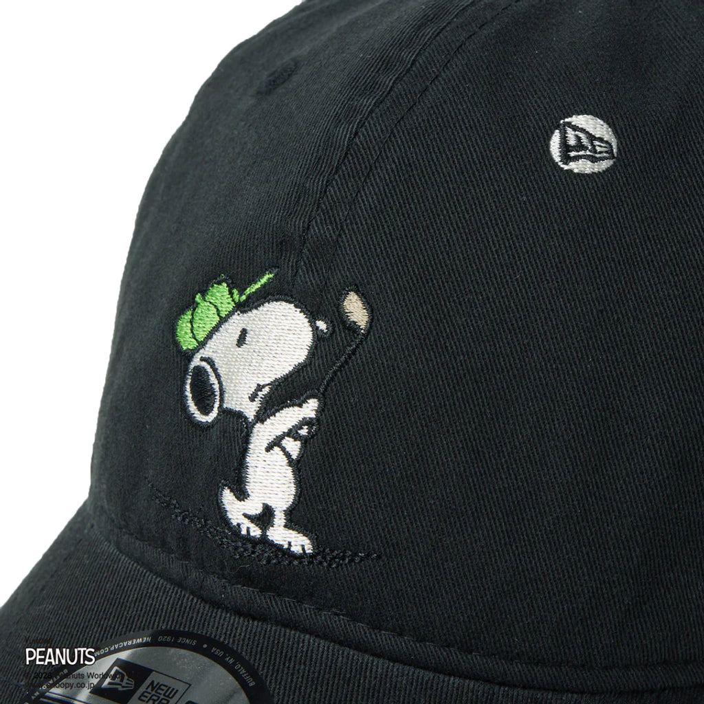 NEW ERA 9TWENTY Vintage PEANUTS ピーナッツ GOLF スイング ブラック 14865327