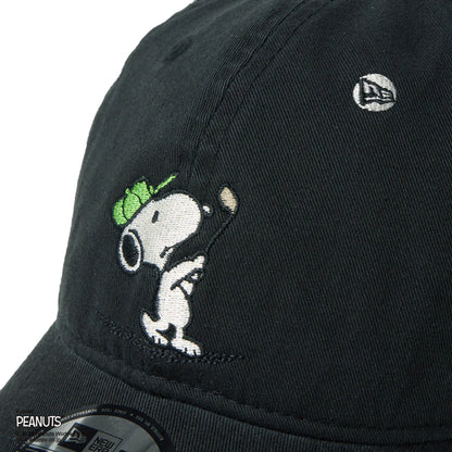 NEW ERA 9TWENTY Vintage PEANUTS ピーナッツ GOLF スイング ブラック 14865327