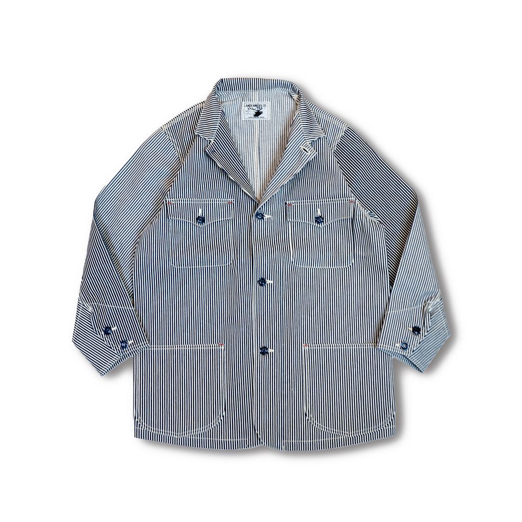 ANDFAMILYS LINEAGE LIMITED Stand Collar Work Jacket