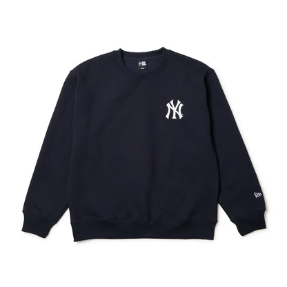 NEW ERA 裏毛 オーバーサイズド スウェット クルーネック Powered by GORO NAKATSUGAWA（MIN-NANO） ニューヨーク・ヤンキース ネイビー