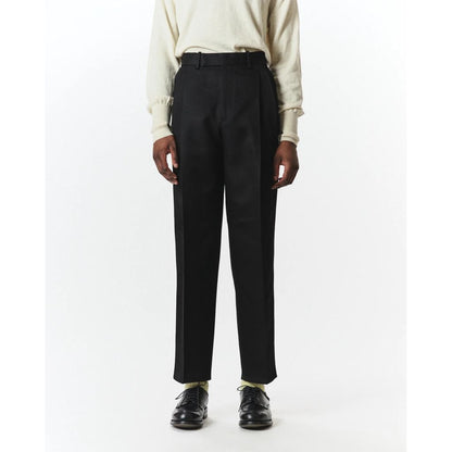 MARKAWARE Organic Wool Survival Cloth/Double Pleated Semi Easy Trousers