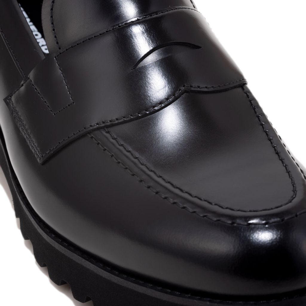 KENFORD MENS TANK SOLE LOAFERS / BLACK