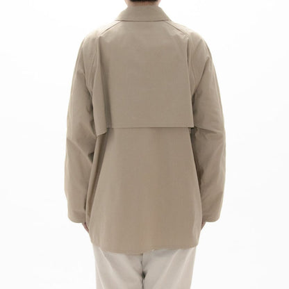 YAECA  Zip and Button Short Coat