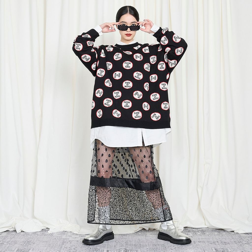 THOMAS MAGPIE  LAZY AND NASTY W Jacquard knit