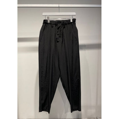 Y's for men TA TUXEDO PANTS WITH WAIST STRING