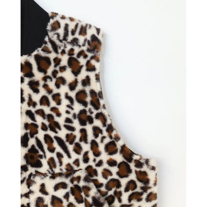 AMBERGLEAM Leopard Reversible Vest