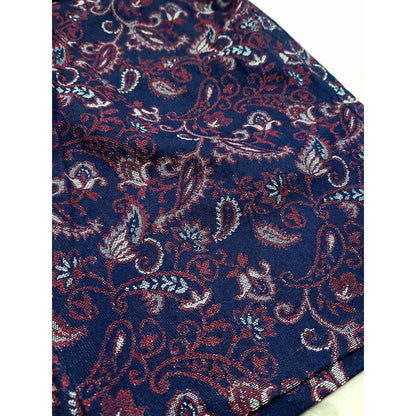 VOO INDIGO PAISLEY SHORTS（インディゴ × レッドペイズリー）