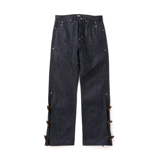 FAF NEWCOMMUNE Wide Leg Denim Pants Rigid