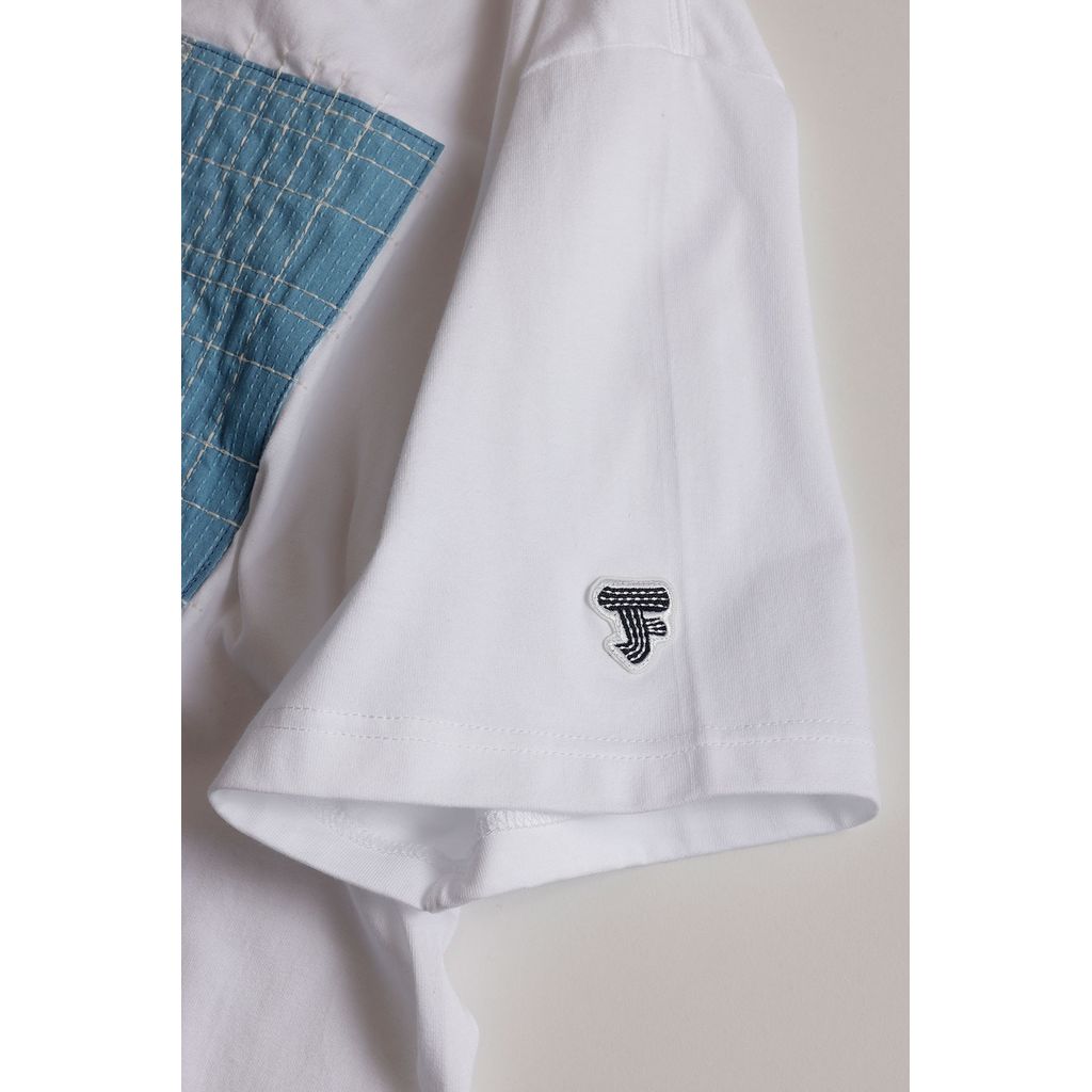FDMTL SASHIKO PATCHWORK TEE