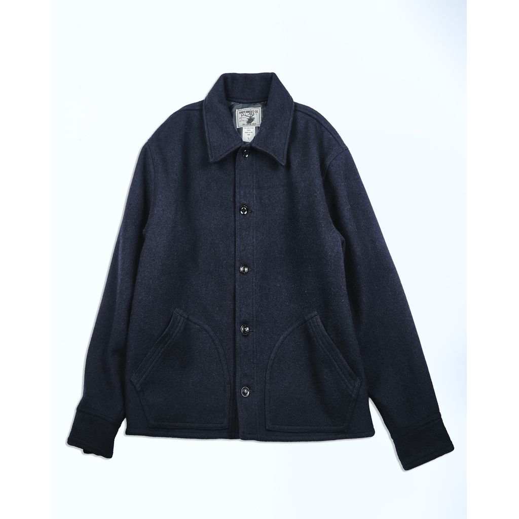 ANDFAMILYS Melton Wool Jacket