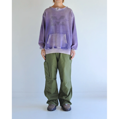 ANACHRONORM MANCHESTER PRINTED CUT-OFF SWEAT PARKA