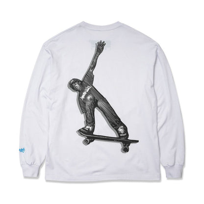 HOMBRE NINO L/S PRINT TEE (SKATE)