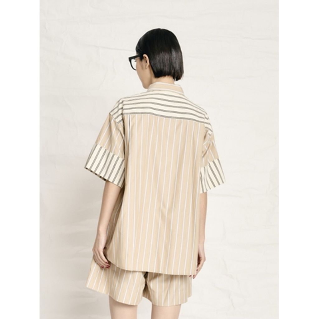 THOMAS MAGPIE P/Ten Stripe shirt