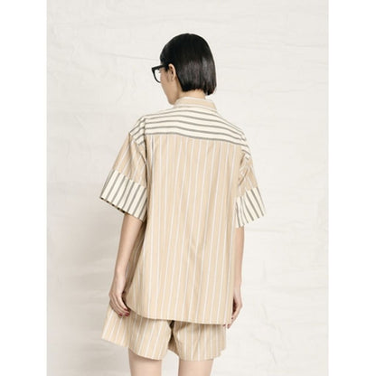 THOMAS MAGPIE P/Ten Stripe shirt
