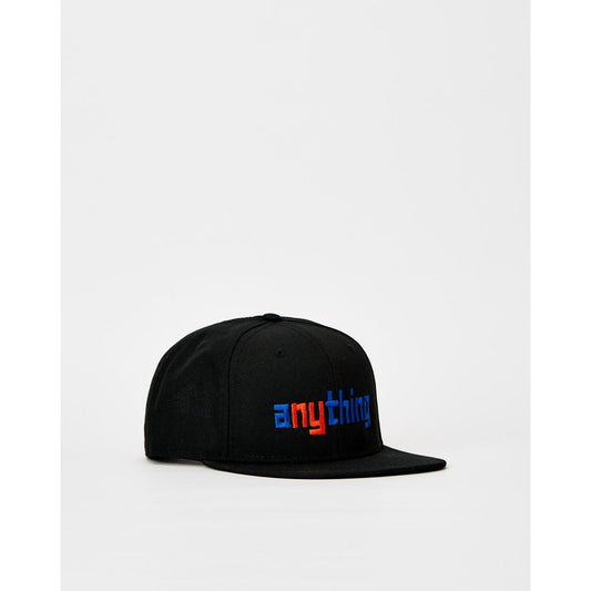 aNYthing Anything Flat Brim Logo Hat - Black