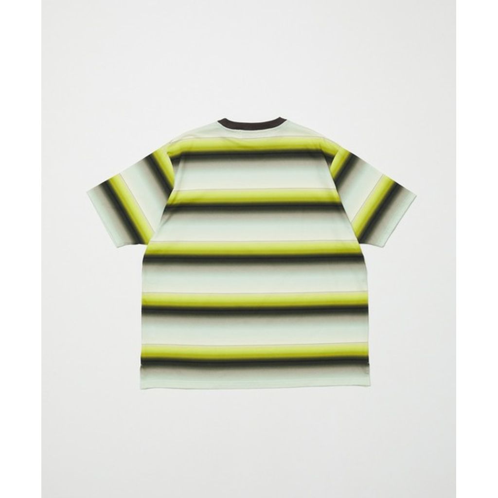 BAL GRADIENT STRIPE CREW NECK TEE