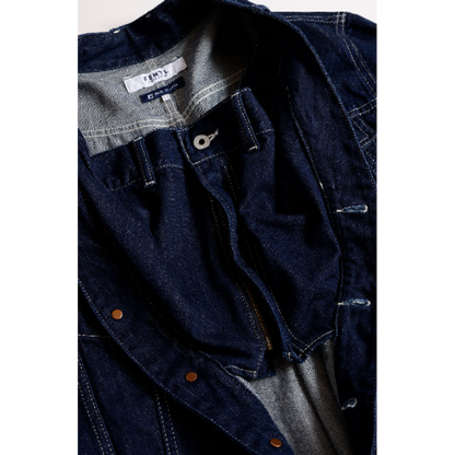 FDMTL FA26JK19R DENIM T-FORM JACKET RINSE