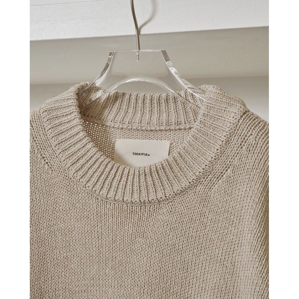 TODAYFUL Roundhem Linen Knit