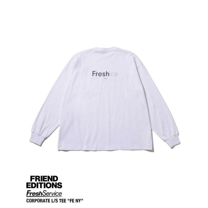 FreshSevice × FRIEND EDITIONS CORPORATE L/S TEE "FE NY"