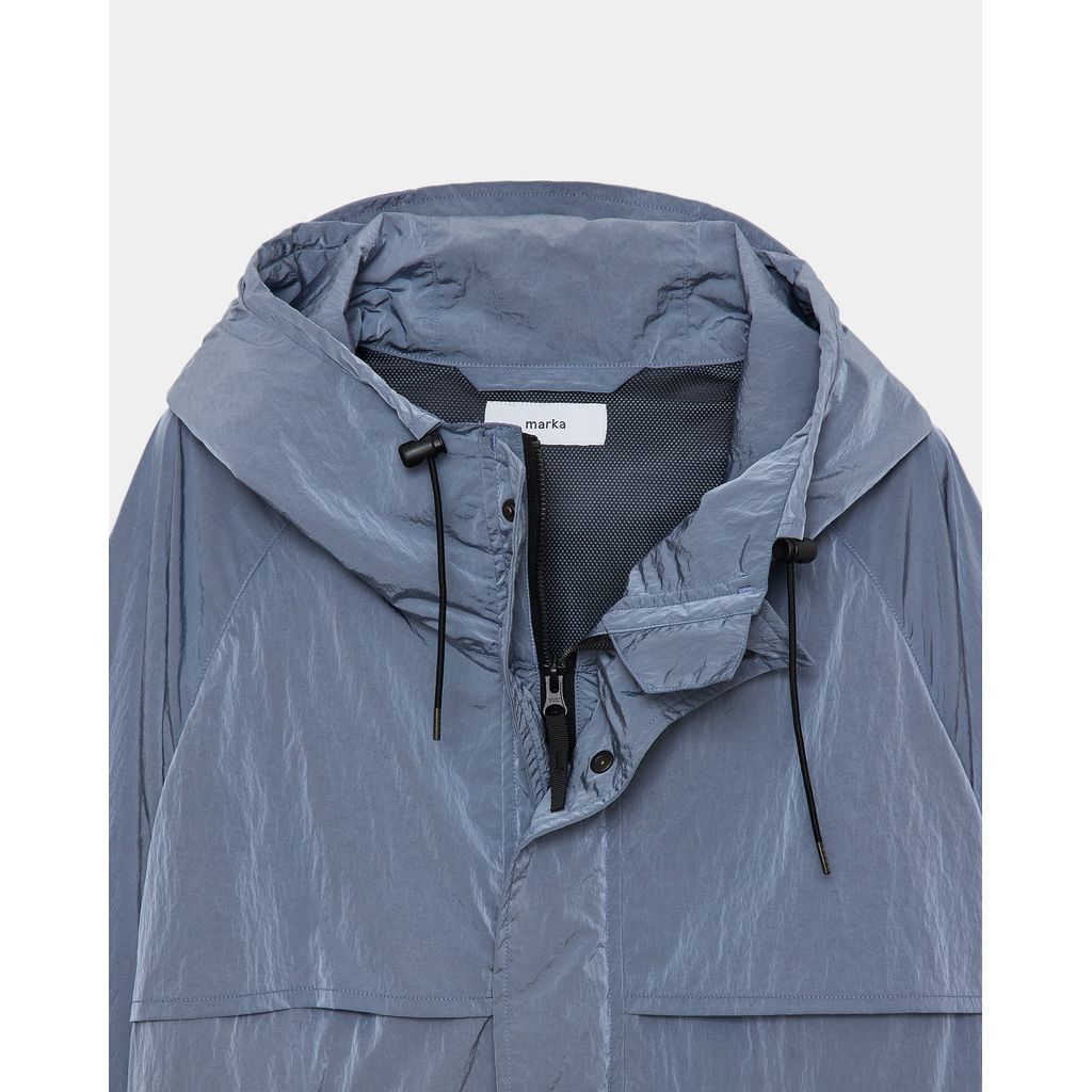 marka Recycled Nylon Chambray Taffeta Field Parka M26A04BL01C