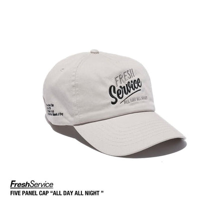 FreshService FIVE PANEL CAP "All Day All Night"