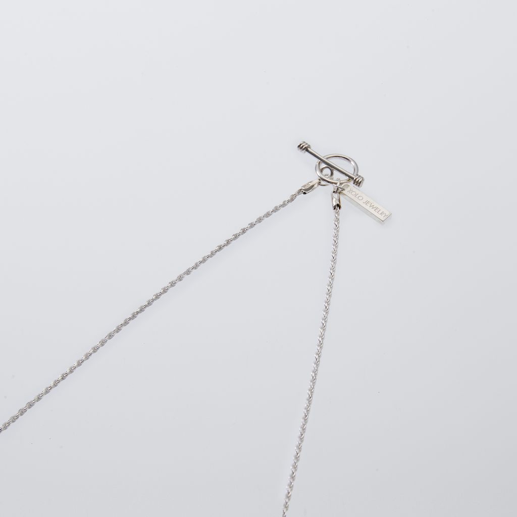 XOLO JEWELRY Tiny French Rope Link Necklace 50cm