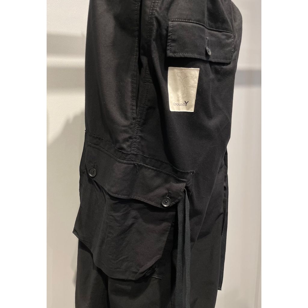 Ground Y COTTON TWILL STANDARD RIBBED HEM CARGO