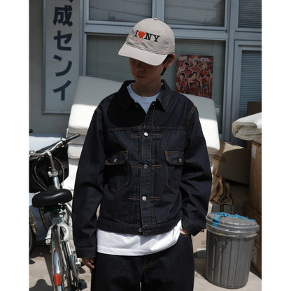 ANACHRONORM  DOUBLE POCKET DENIM JACKET INDIGO