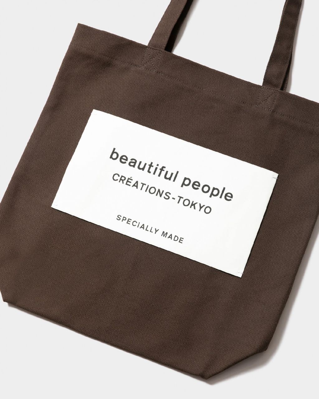 beautiful people SDGs name tag tote bag mushroom
