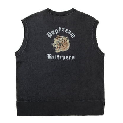 NEXUSVII. DAMAGED FLOCKY CREW VEST