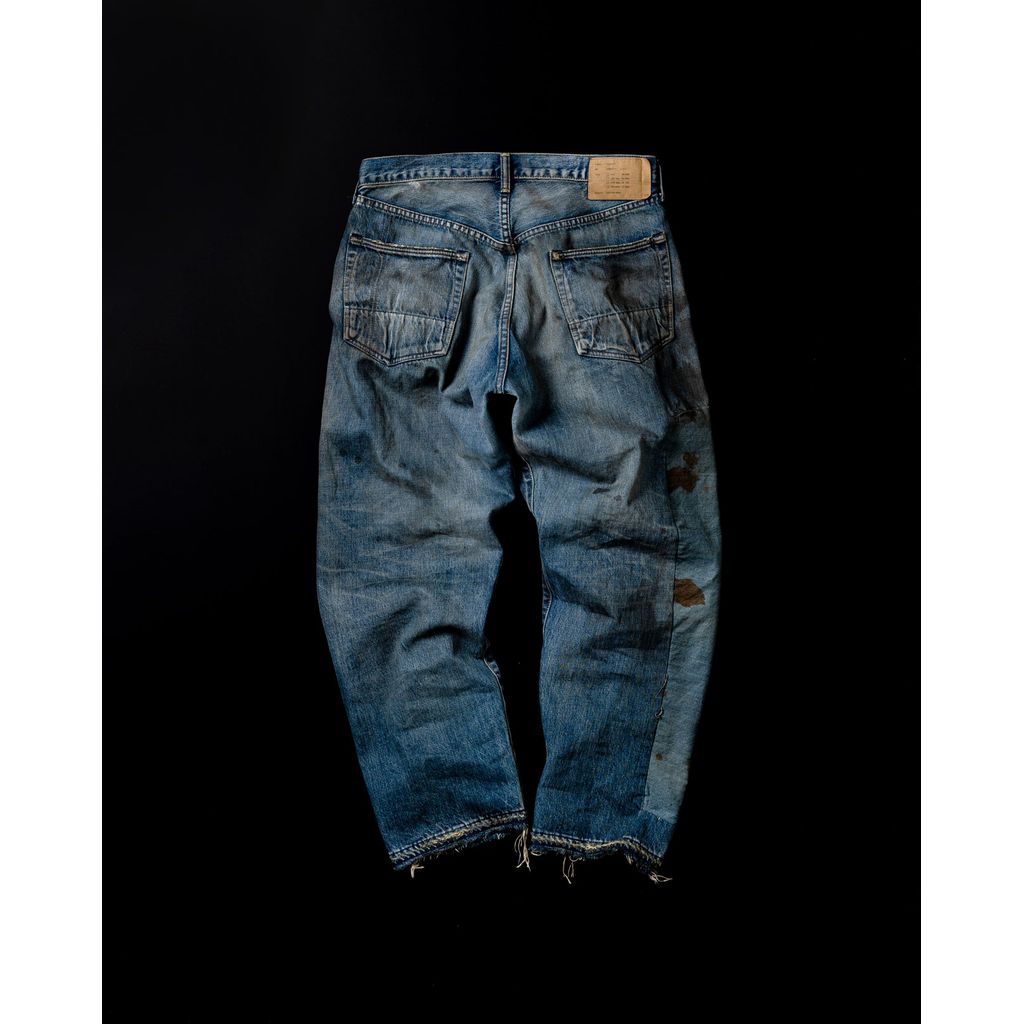 ANACHRONORM  AN291 HARD REMAKED REGULAR TAPERED 5P PANTS INDIGO