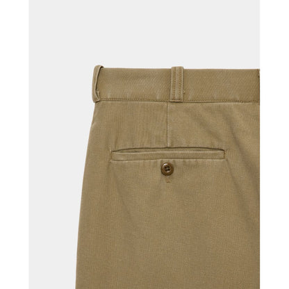 MARKA ORGANIC COTTON GABARDINE U.S.ARMY CHINO TROUSERS , Beige