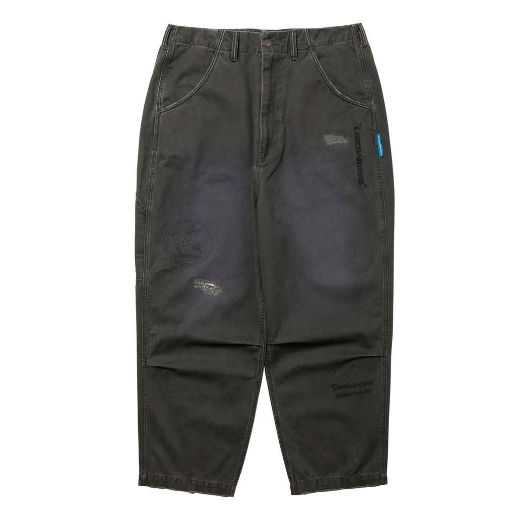 Liberaiders HANDWRITING PRINT CHINO SARROUEL PANTS