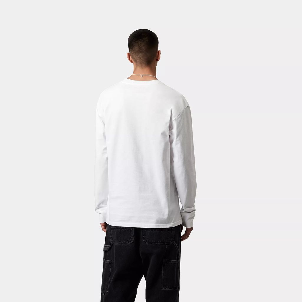 CARHARTT WIP  L/S AMERICAN SCRIPT T-SHIRT