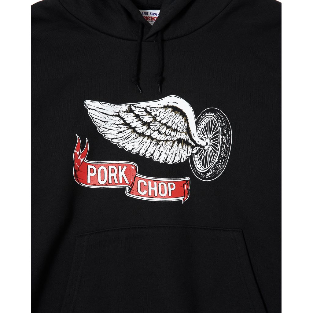 PORKCHOP × MASSES SWEAT HOODED FLING WEEL P