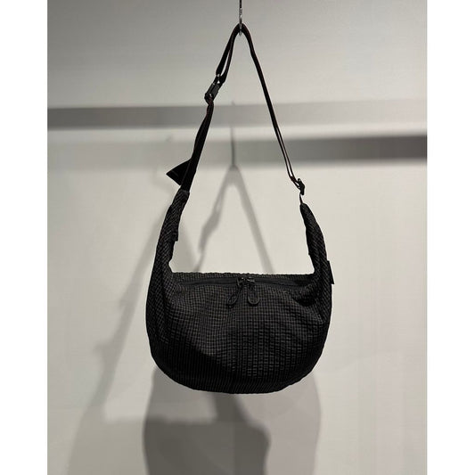 COMME des GARCONS HOMME POLYESTER CHECK PATTERN BAG（BLACK）